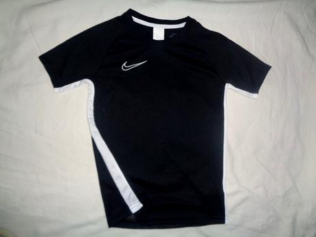 Černobílé funkční tričko nike - dri-fit 128/134, nike,128