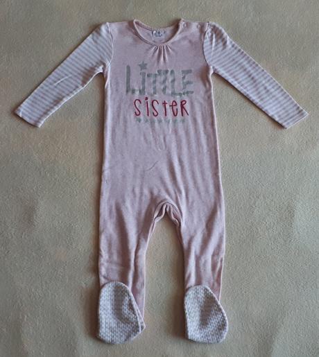 Bavlněný overal, pyžamko little sister, 12-18měs., f&f,80
