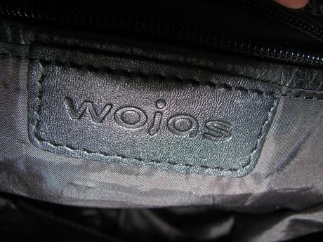 Černá dámská kožená crossbody kabelka wojas, wojas
