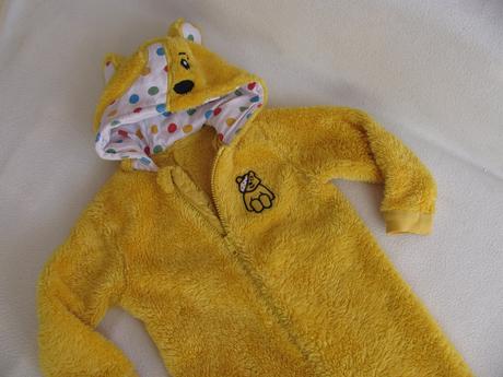 Medvídkový spací chlupatý overal, george,98