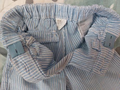 Kraťasy proužky, h&m,74