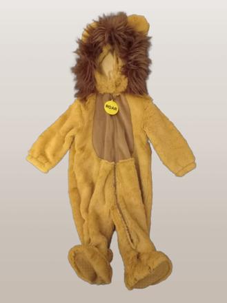 Karnevalový chlupatý kostým lvíček 3-6 měsíců, 