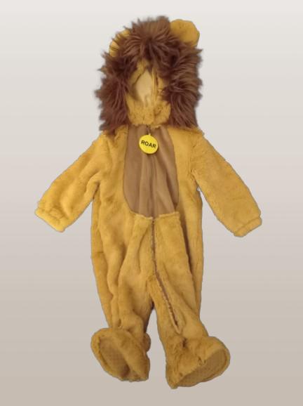 Karnevalový chlupatý kostým lvíček 3-6 měsíců,