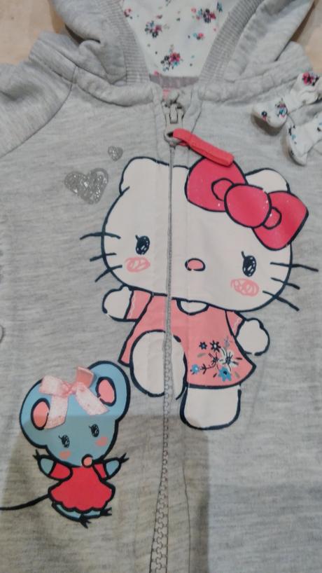 Mikina hello kitty vel.80-86, c&a,80