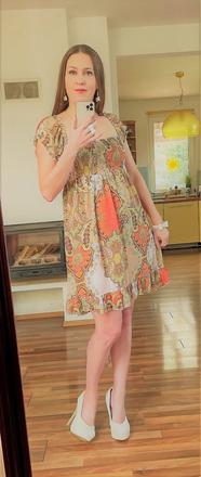 Ornament šifon šatičky, vel m i méně, okay, okay,m