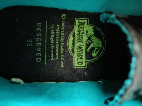 Plátěná obuv jurassic world, reserved,35