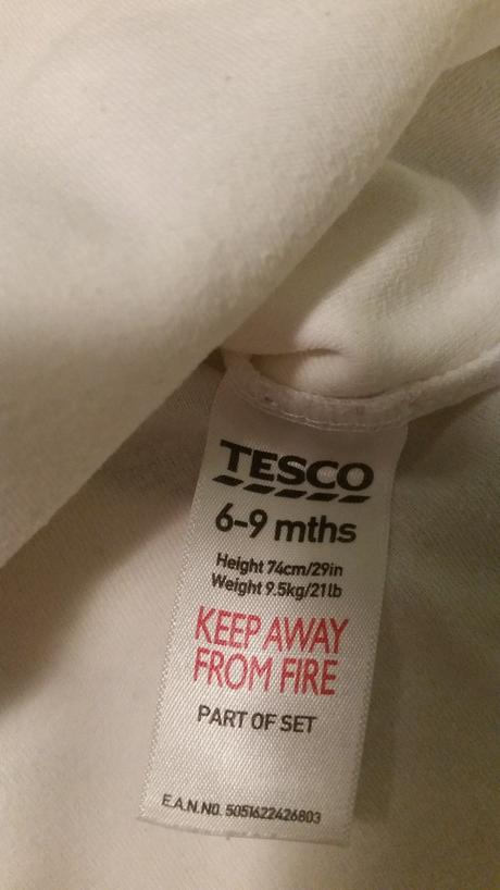 Bílé body s dlouhým rukávem 2 ks, tesco,74