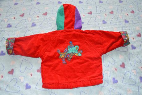 Oteplená bavlněná manžestrová bunda, 92