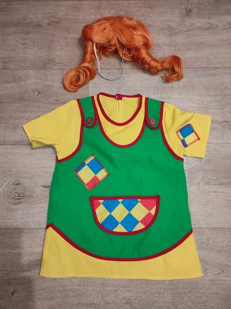 Karnevalový kostým pipi vel. 5- 6 let, 