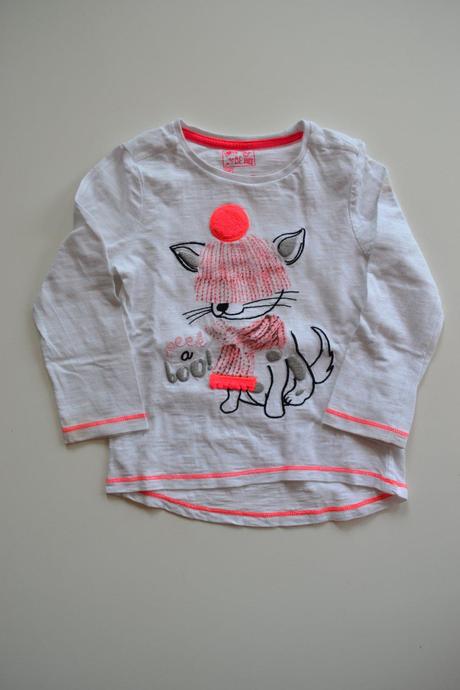 Bavlněné tričko s kočičkou - 2ks, 98