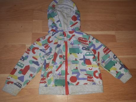 Mikina na zip s auty vel. 86, tu,86