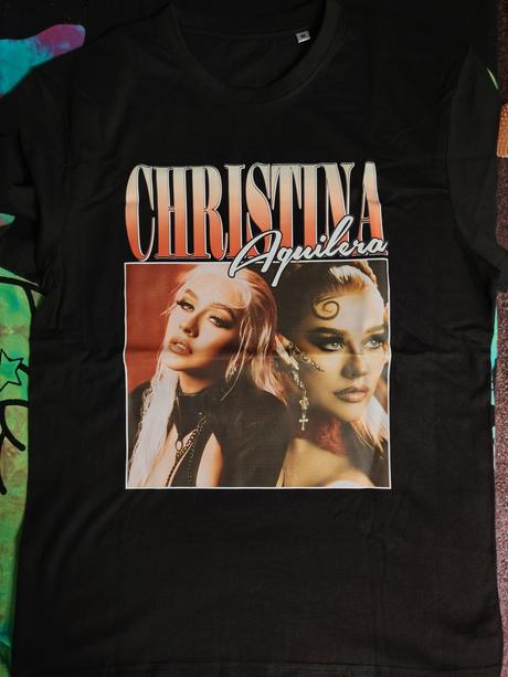 Tričko christina aquilera, m