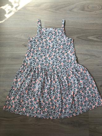 Nové kytičkové šaty h&m, h&m,110