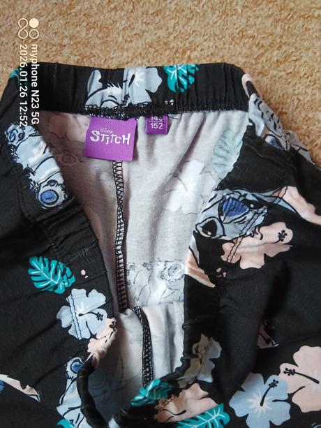 Šortky stitch zn."disney" vel."146/152", disney,146