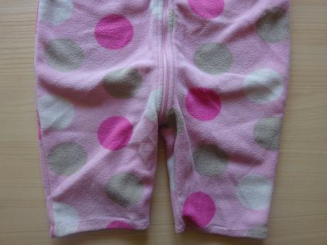 Fleesový overál s puntíky, vel. 86, matalan,86