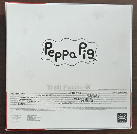 Puzzle prasátko pepa, peppa pig 4 v 1, trefl, 3+,