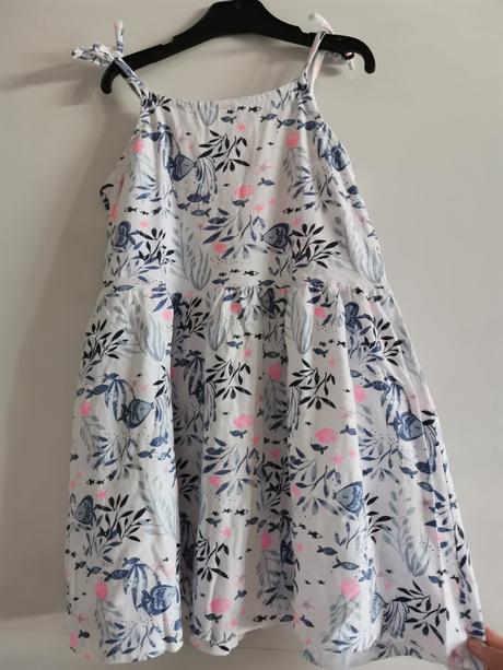 Šaty dívčí bavlněné šaty vel. 134, 134