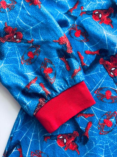 Ob/ overal flecový spiderman- v.110/116, age,110