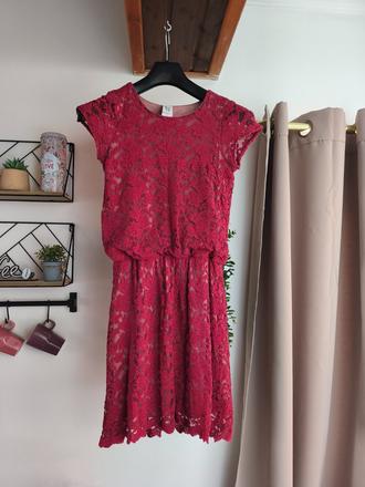 Krajkové šaty 170 / s-m, c&a,170