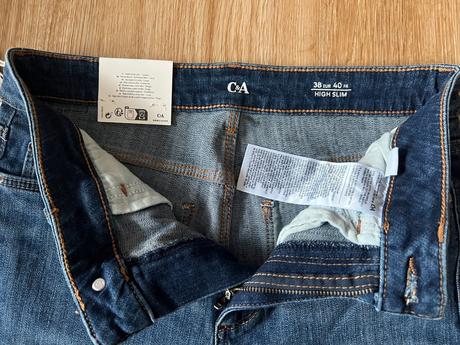 Dámské rifle - c&a, vel. 38, c&a,m