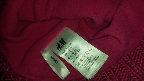 Růžová čepice s bambulí vel. 110-128, h&m