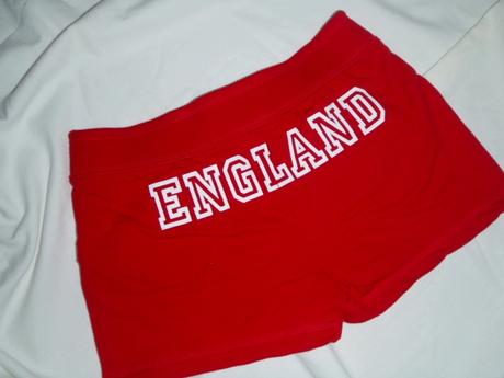 Super červené bavlněné šortky, 140