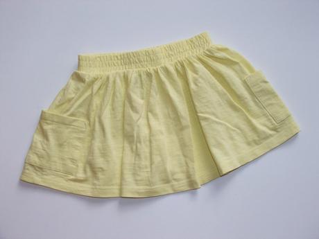 P564 bavlněná žlutá sukýnka vel. 86, f&f,86