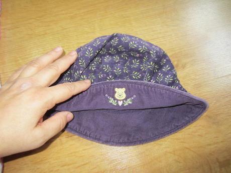 Jemný manžestrový klobouček 6-12m, h&m,74