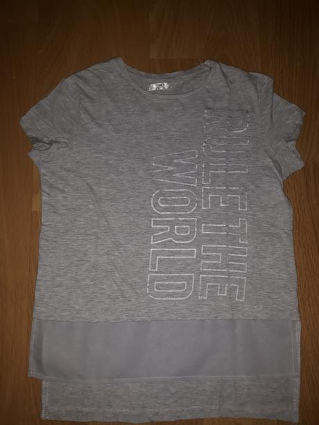 Šedé tričko rule the world, pepco,146