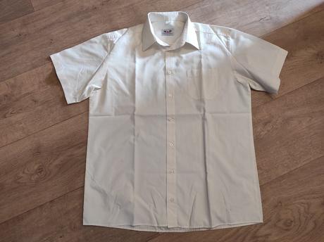 Krémová společenská košile m&p collection l 41/42, l