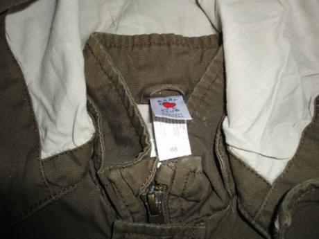 Přechodová, čokoládová bundička z c+a, vel. 68/74, c&a,68