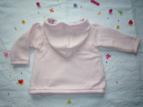 Luxusní růžový zavinovací svetr, teplý, 74