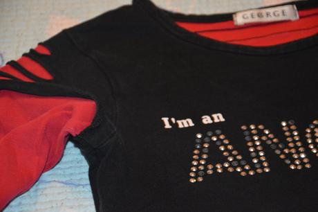 Bavlněné tričko s nápisem z kamínků, george,134