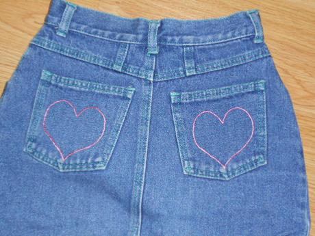 Dívčí džínové sukně vel.122/128 a 134/140 2 kusy, 122