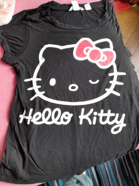 Tričko ham hello kitty černé, hello kitty,140