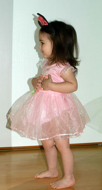 Karnevalové šaty myška little star+čelenka s oušky,