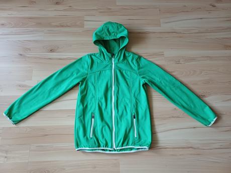 Zelená softshellová bunda, vel. s, 170, crivit,s