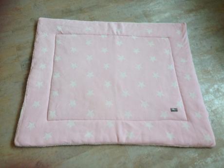 Hrací deka podložka babys only 100x85cm pink white, 