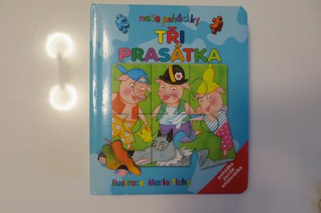 Tři prasátka (knížka + puzzle), 