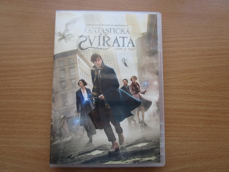 1x puštěné dvd fantastická zvířata a kde je najít,