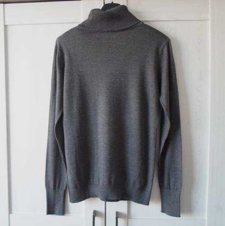 Šedý svetr rolák, esmara,s