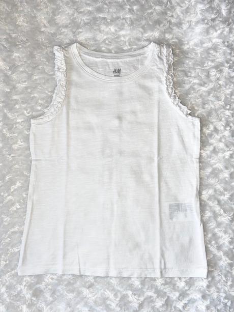 Bílý top/tílko h&m, h&m,116