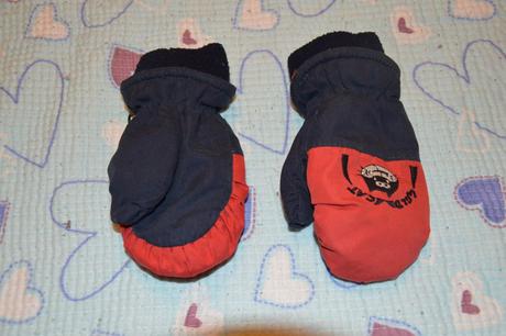 86 92 zimní rukavičky, palčáky, 86