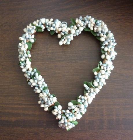 Dekorace - srdce na pověšení, 