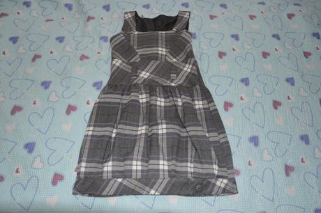 134 kostkované šaty, 134