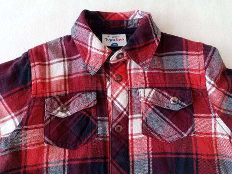 Zateplená košile, vel.110, topolino,110