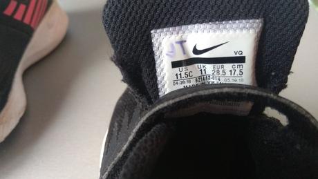 Tenisky nike růžovo černé v. 28,5 cm, nike,28