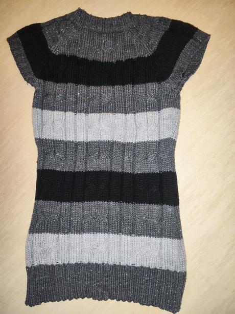 Teplé mini šaty luxero 164, 164