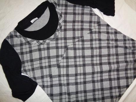 Šedočerný top 48/50, c&a,48