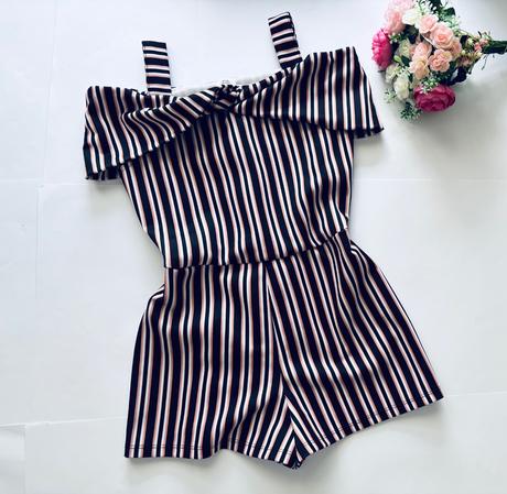 Ob/ overal s pruhy společenský - v. 11/12 let, river island,152